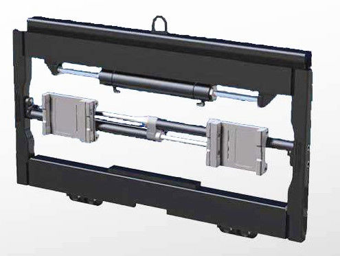 Corrosion Resistant Forklift Fork Positioner , Side Shifting Fork Positioner With High Visibility